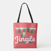 pinda's | Jingle All the Way Tote Bag (Achterkant)