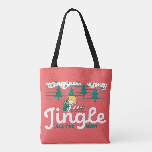 pinda's | Jingle All the Way Tote Bag (Achterkant)