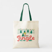 pinda's | Jingle All the Way Tote Bag (Achterkant)