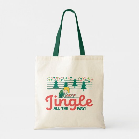 pinda's | Jingle All the Way Tote Bag (Achterkant)