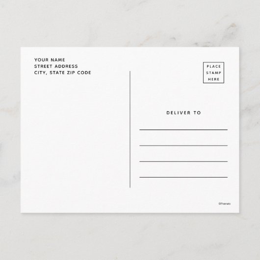 pinda's | KerstCaroling Briefkaart (Achterkant)