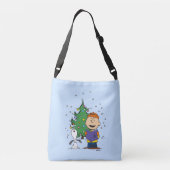 pinda's | KerstCaroling Crossbody Tas (Achterkant)