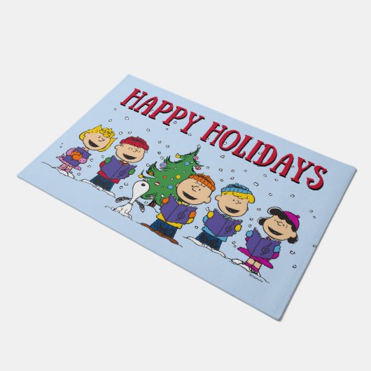 pinda's | KerstCaroling Deurmat (Schuin)