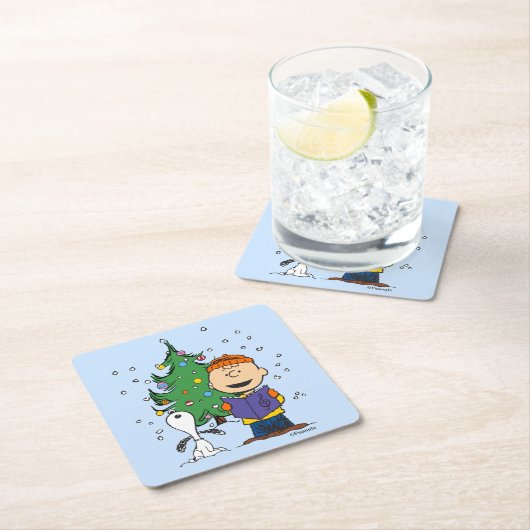 pinda's | KerstCaroling Kartonnen Onderzetters (Insitu)