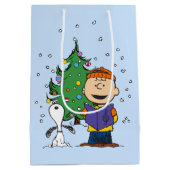 pinda's | KerstCaroling Medium Cadeauzakje (Achterkant)