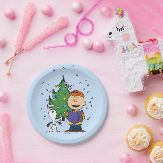 pinda's | KerstCaroling Papieren Bordje (Feest)