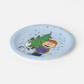 pinda's | KerstCaroling Papieren Bordje (Gekanteld)