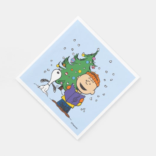 pinda's | KerstCaroling Servet (Hoek)