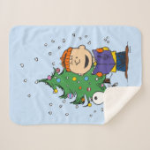 pinda's | KerstCaroling Sherpa Deken (Voorkant (horizontaal))