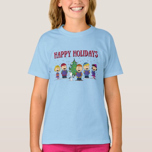 pinda's | KerstCaroling T-shirt (Voorkant)