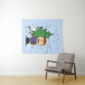 pinda's | KerstCaroling Wandkleed (In Situ (horizontaal))