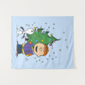 pinda's | KerstCaroling Wandkleed (Voorkant (horizontaal))