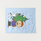 pinda's | KerstCaroling Wandkleed (Voorkant (horizontaal))