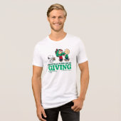 Pinda's | Kerstmis is de vreugde van het geven Tri-Blend Shirt (Voorkant volledig)