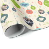 pinda's - kerstversieringen | Foto's van het gezin Cadeaupapier (Rol Hoek)