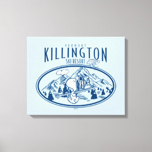 pinda's   Killington Ski Resort Vermont Canvas Afdruk