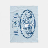 pinda's | Killington Ski Resort Vermont Fleece Deken (Voorkant)