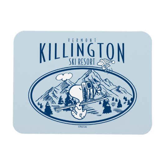 pinda's | Killington Ski Resort Vermont Magneet (Horizontaal)