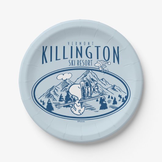 pinda's | Killington Ski Resort Vermont Papieren Bordje (Voorkant)