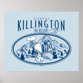 pinda's | Killington Ski Resort Vermont Poster (Voorkant)