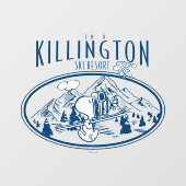 pinda's | Killington Ski Resort Vermont Raamsticker (Vel)