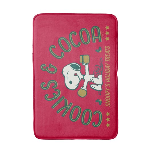 pinda's | Koekjes en cacao Badmat (Voorkant Verticaal)