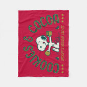 pinda's | Koekjes en cacao Fleece Deken (Voorkant)