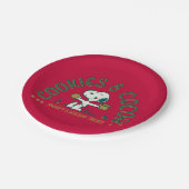 pinda's | Koekjes en cacao Papieren Bordje (Gekanteld)