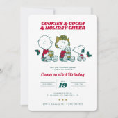 pinda's | Koekjes en cacao - uitnodiging voor de g (Voorkant)