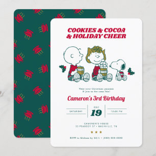 pinda's   Koekjes en cacao - uitnodiging voor de g