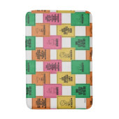 pinda's | Leuk Colorblock Patroon Badmat (Voorkant Verticaal)