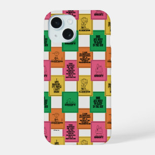 pinda's   Leuk Colorblock Patroon iPhone 15 Case