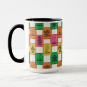 pinda's | Leuk Colorblock Patroon Mok (Links)