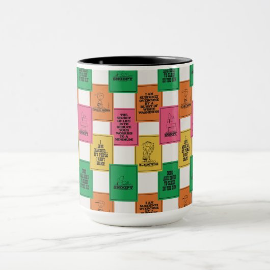 pinda's | Leuk Colorblock Patroon Mok (Midden)