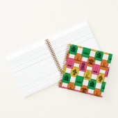 pinda's | Leuk Colorblock Patroon Notitieboek (Binnen)