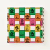 pinda's | Leuk Colorblock Patroon Notitieboek (Achterkant)