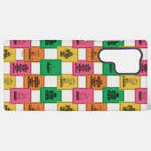 pinda's | Leuk Colorblock Patroon Samsung Galaxy Hoesje (Achterkant horizontaal)