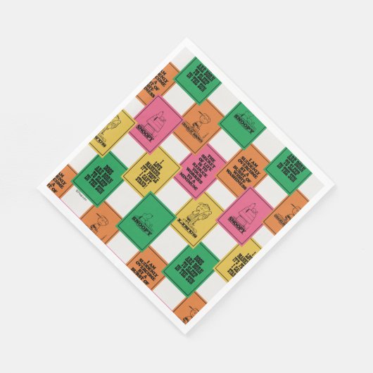 pinda's | Leuk Colorblock Patroon Servet (Hoek)