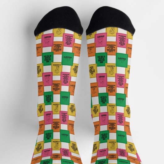 pinda's | Leuk Colorblock Patroon Sokken (Top)