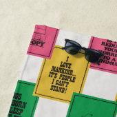 pinda's | Leuk Colorblock Patroon Strandlaken (In situ)