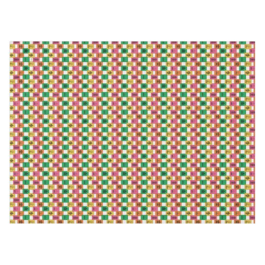 pinda's | Leuk Colorblock Patroon Tafelkleed (Voorkant (Horizontaal))