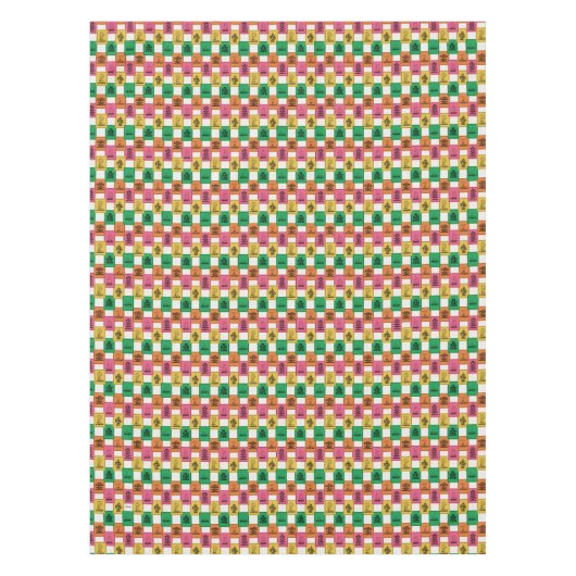 pinda's | Leuk Colorblock Patroon Tafelkleed (Voorkant)