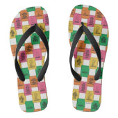 pinda's | Leuk Colorblock Patroon Teenslippers (Voetbed)