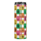 pinda's | Leuk Colorblock Patroon Thermosbeker (Achterkant)