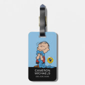 pinda's | Linus Blanket Smile Bagagelabel (Achterkant verticaal)