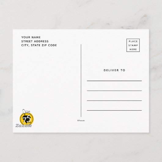 pinda's | Linus Blanket Smile Briefkaart (Achterkant)