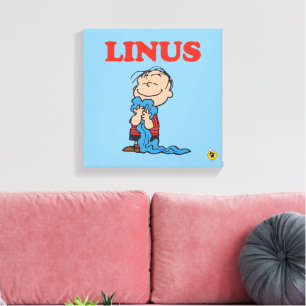 pinda's Linus Blanket Smile Canvas Afdruk
