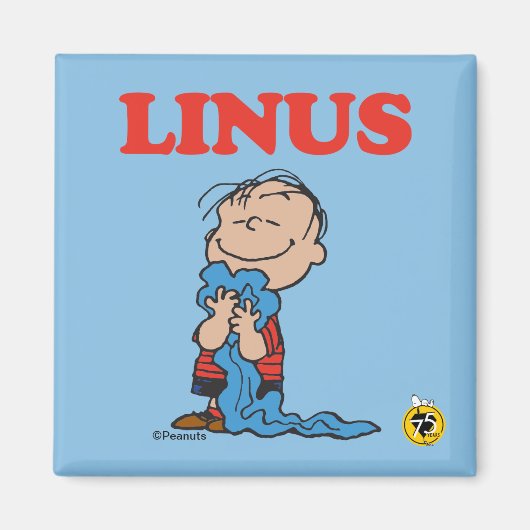 pinda's | Linus Blanket Smile Magneet (Voorkant)