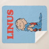 pinda's | Linus Blanket Smile Sherpa Deken (Voorkant (horizontaal))