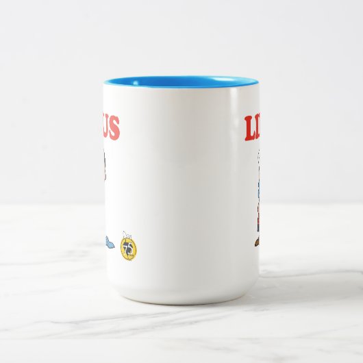 pinda's | Linus Blanket Smile Tweekleurige Koffiemok (Center)